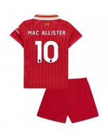 Liverpool Alexis Mac Allister #10 Domácí dres pro děti 2024-25 Krátký Rukáv (+ trenýrky)